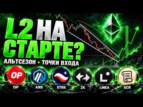 Video preview for ⚪ Биткоин пробил треугольник! Эфир и L2 готовятся к росту?