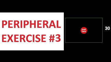 PERIPHERAL VISION EXERCISE | How to improve your eyesight [Training #3]