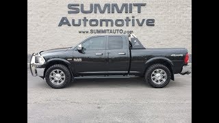 2018 RAM 1500 QUAD HARVEST EDITION WALK AROUND REVIEW FOND DU LAC SOLD! 9J38B  www.SUMMITAUTO.com