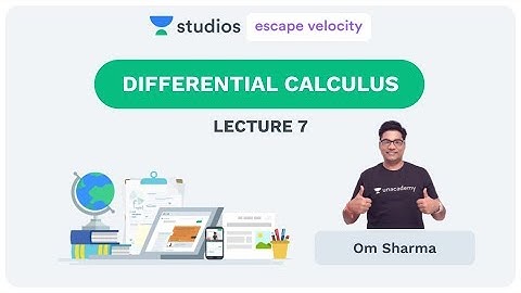 L7: Differential Calculus (Modulus Function  - 1) | Maths for IIT-JEE | Om Sharma
