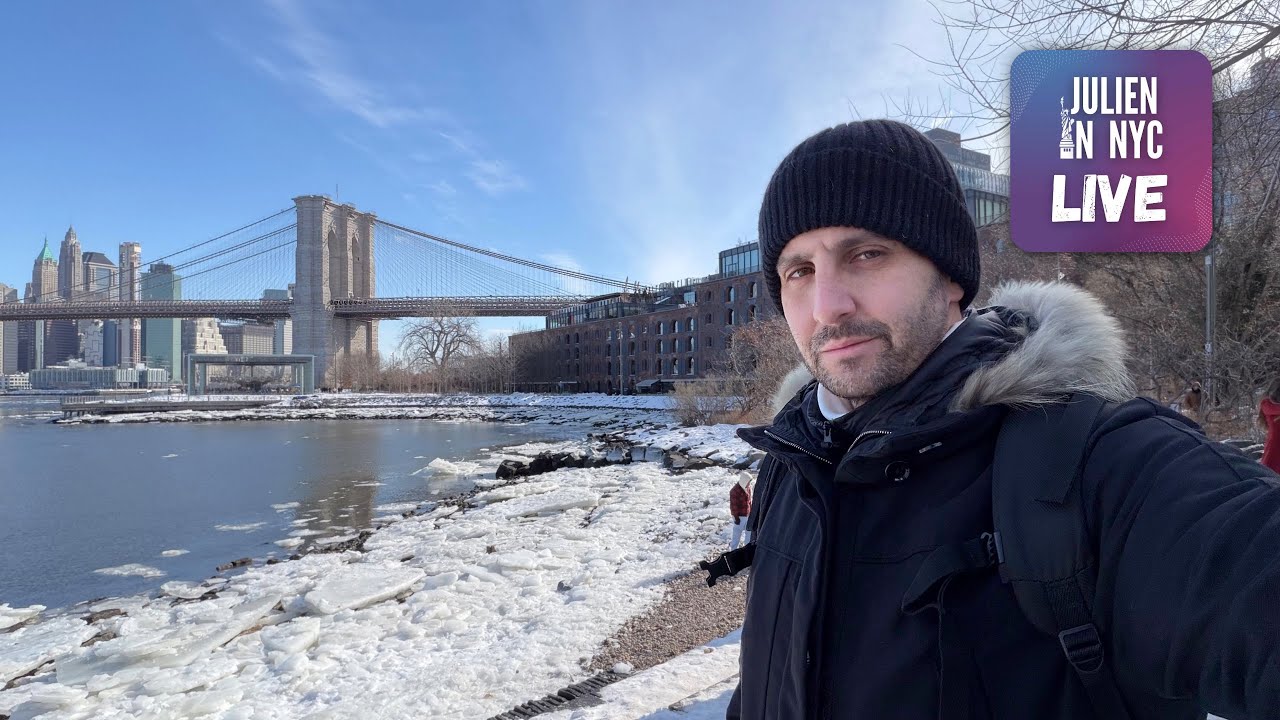 NEW YORK CITY Live - What to see in Brooklyn on a cold and freezing day? - January 31 2026 - 3 PM