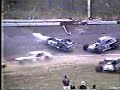 1981 Wall Stadium's 5-Derby heat races for 60+ cars & a historic crash