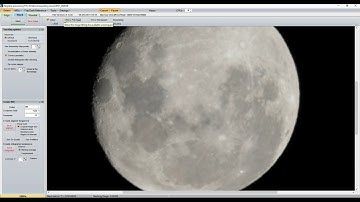 Processing The Moon Through RegiStax