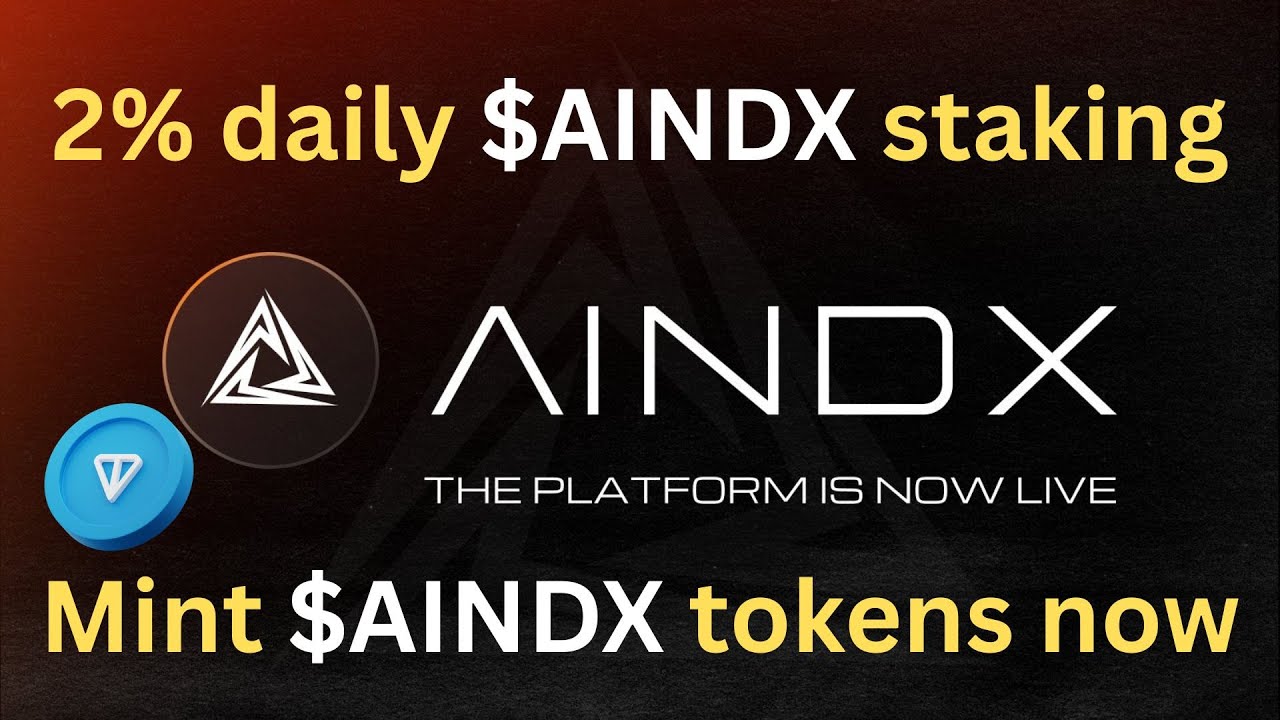 AINDX - New DeFi Platform 💥 Mint $AINDX and Stake for 2% Daily & 160% ROI 🚀 Passive Income