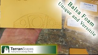 TerranScapes - Balsa Foam Review - American Foam Technologies
Support these videos and my monthly columns - http://www.patreon.com/TerranScapes
Send Q&As to - terranscapes.qna@gmail.com
Send Rapid Fire Critiques to - terranscapes.rapidcritique@gmail.com
Newsletter Mailing List - http://terranscapes.hosted.phplist.com/lists/
Information - http://terranscapes.com/index.php
Contact me: mike@terranscapes.com
Intro/Outro music: Army of Darkness by Phoenix Music –
http://www.youtube.com/user/PhoenixMusic10?feature=watch
I review Balsa Foam, a carve-able art foam from American Foam Technologies. I was provided these samples for the puposes of this review, but the opinions expressed are my honest assessments.
I discuss the different densities available, ways that it can be carved and cut, and share a simple lathing experiment I conducted. Balsa Foam can be purchased at DickBlick.com TerranScapes - Balsa Foam Review - American Foam Technologies