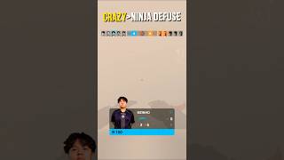 CRAZY NINJA DEFUSE STEALS ROUND VS FURIA 😱🤨 #cs #Furia