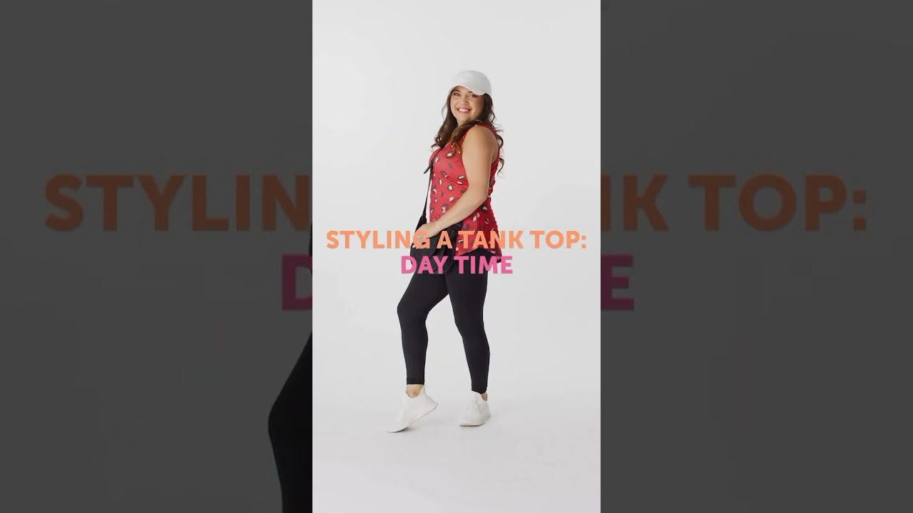 One print, styled two ways on two beautiful body types—for two totally different vibes. 