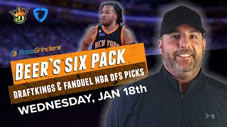 DRAFTKINGS \& FANDUEL NBA PICKS TODAY (1\/18\/23) - DFS 6 PACK