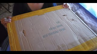 Unboxing VEVOR Screen Printing Machine, 4 Color 4 Station 360° Rotable Silk Screen Printing Pres