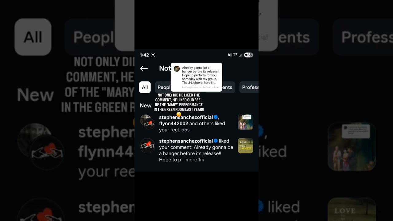 #stephensanchez liked one of our live shows on #instagram . There may be hope, #music #jmoonthebeat