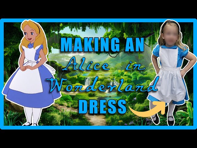 Making an Alice in Wonderland Dress for Halloween - YouTube Making an Alice in Wonderland Dress for Halloween - YouTube