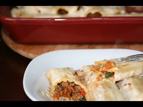recette-manicottis-farcis-à-la-viande-hachée---recettes-maroc