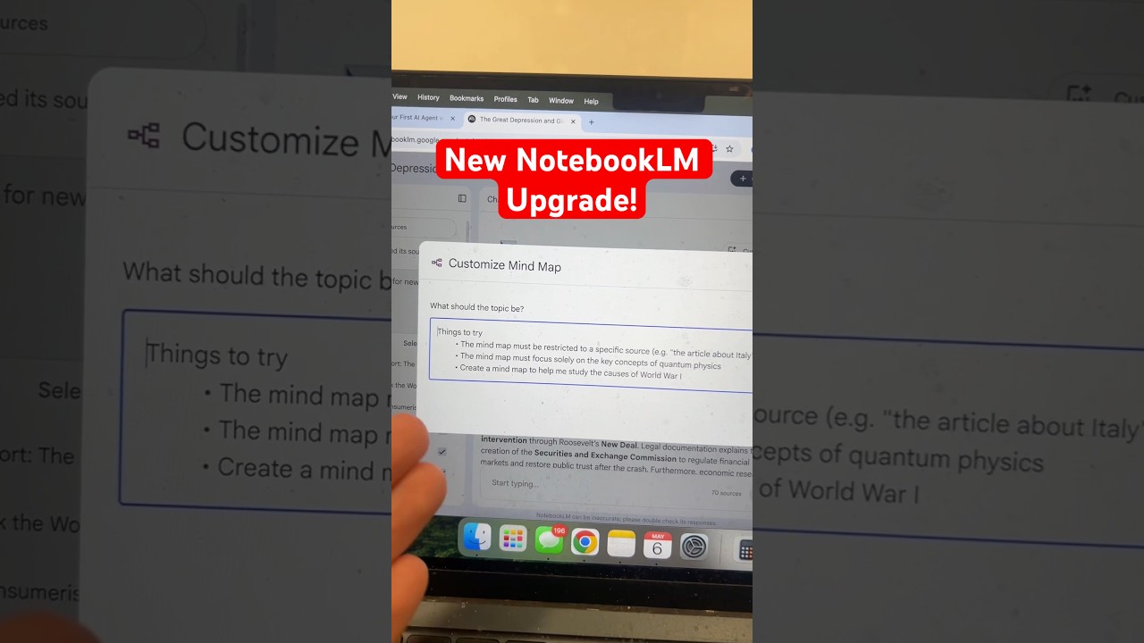 NotebookLM’s New Mind Maps Feature is Crazy! #shorts