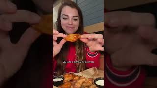 Eating Buffalo Wild Wings For A Full Day