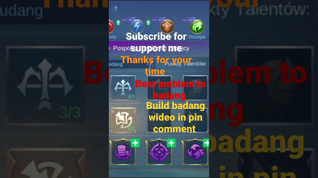 you have to test this emblem for badang 