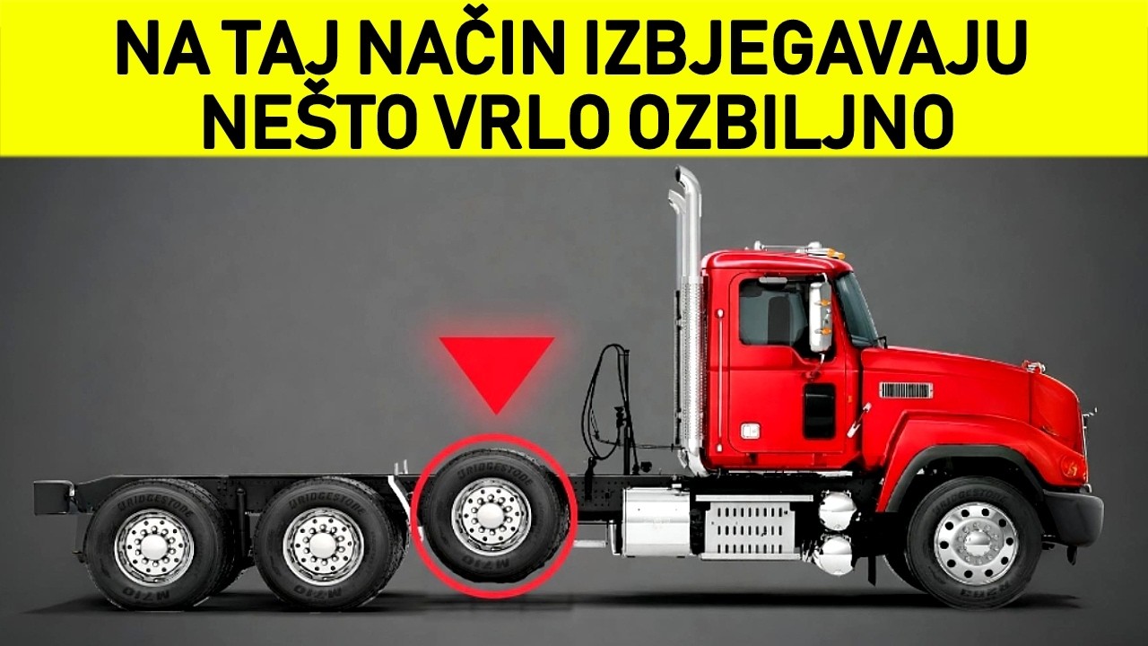 Zašto neka kola kamiona nikada ne dodiruju tlo?