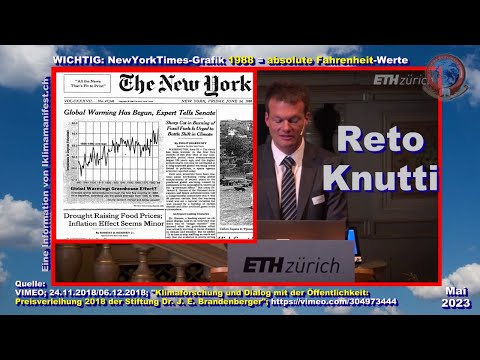 Schweizer Klimaforscher Reto Knutti verschweigt Fahrenheit-auf-Celsius-Umrechnung.#Klimagesetz-NEIN