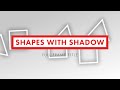 Plantilla Gráficos Esenciales - PREMIERE PRO - Shapes with Shadow (MOtion Graphics Template - MOGRT)