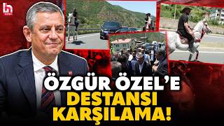 Yok Böyle Karşilama Özgür Özel, Gümüşhaneye Ayak Bastığı An Vatandaşlar Yanına Aktı Tarihi Anlar