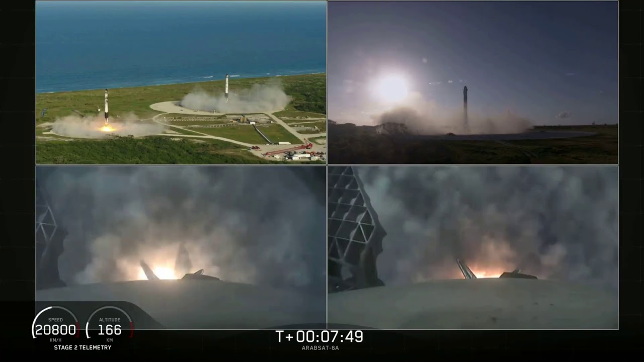 SpaceX Falcon Heavy Dual Booster Landing! - YouTube