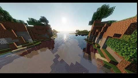 Minecraft Without vs. With Shaders Comparison