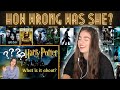 HOW WRONG WAS SHE? - Lucy reacts to her Harry Potter predictions!