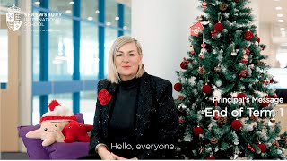 Principal's Message | End of Term 1 (2025-26)