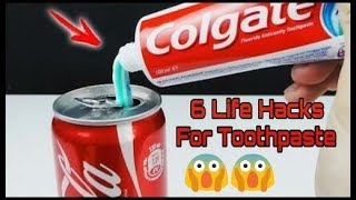 6 Life Hacks For Toothpaste YOU MUST KNOW. It is not only for cleaning teeth.