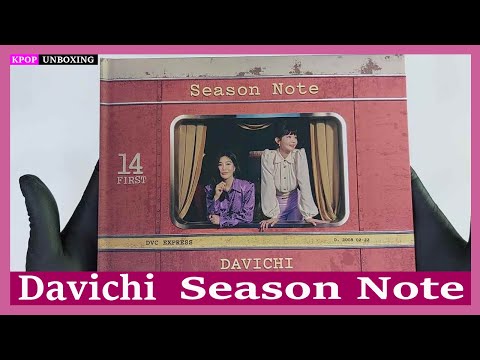Unboxing Davichi [Season Note] 다비치 Mini Album Kpop Unboxing 케이팝 언박싱 goods