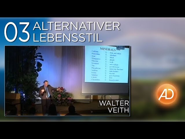 Walter Veith, 3. Alternativer Lebensstil - Kochtreff