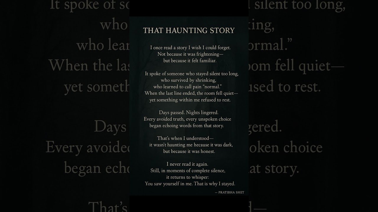 That Haunting Story | A Gothic Short Story That Stays With You | Pratibha Shet
