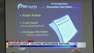 Pitt County Planning Department meets with homeowners in need of repairs