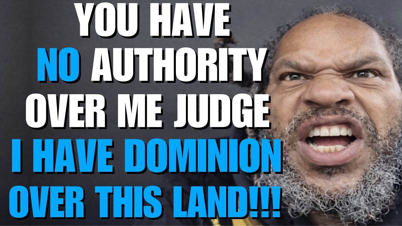 Judge Gets FED UP With Sovereign Citizen Word Games And SHUTS Him Down!