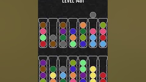 【Ball Sort Puzzle】Level.1401