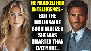 He Mocked Her Intelligence   But the MILLIONAIRE Soon Realized She Was Smarter Than Everyone