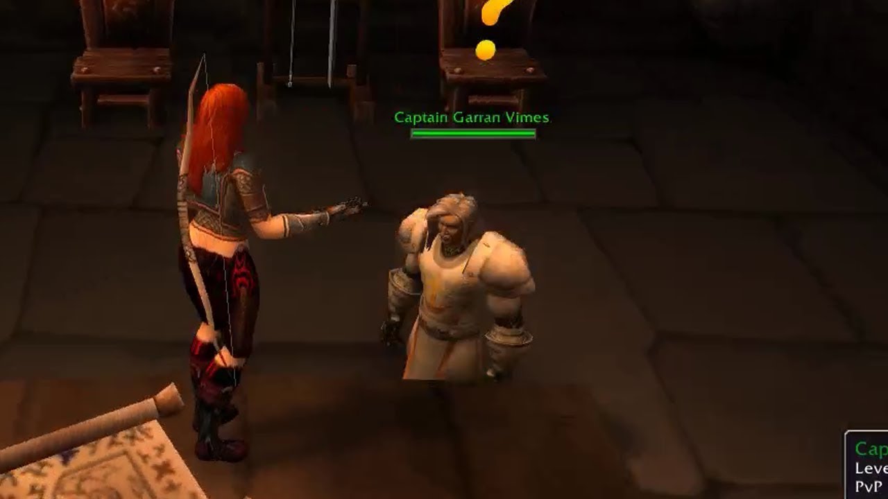 World Of Warcraft Quest Info: Captain Vimes