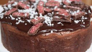 Cherry Ripe Fudge Cake Sundaebake