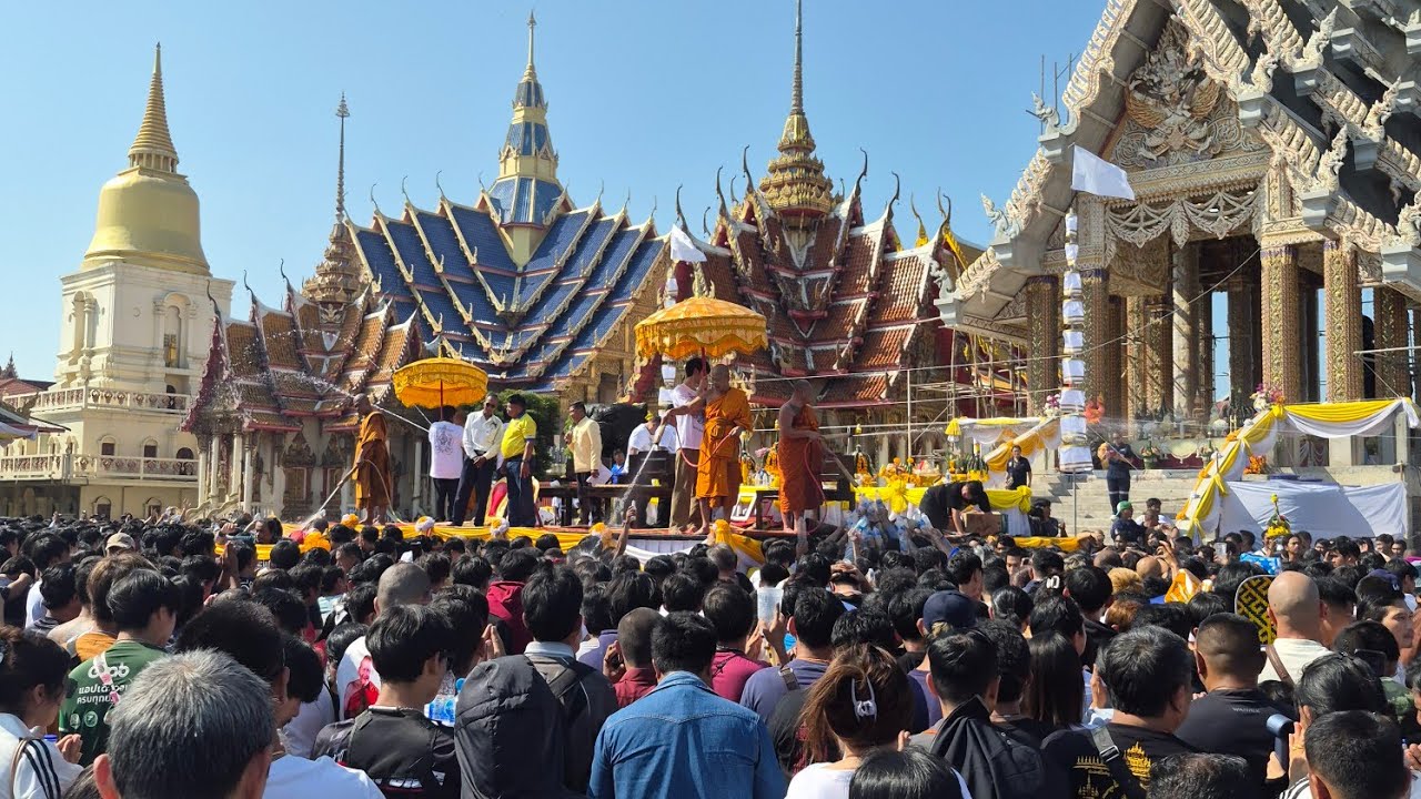พิธีไหว้ครูหลวงพ่อเปิ่นวัดบางพระวันที่7มีนาคม2569 เก็บภาพและบรรยากาศมาให้รับชม