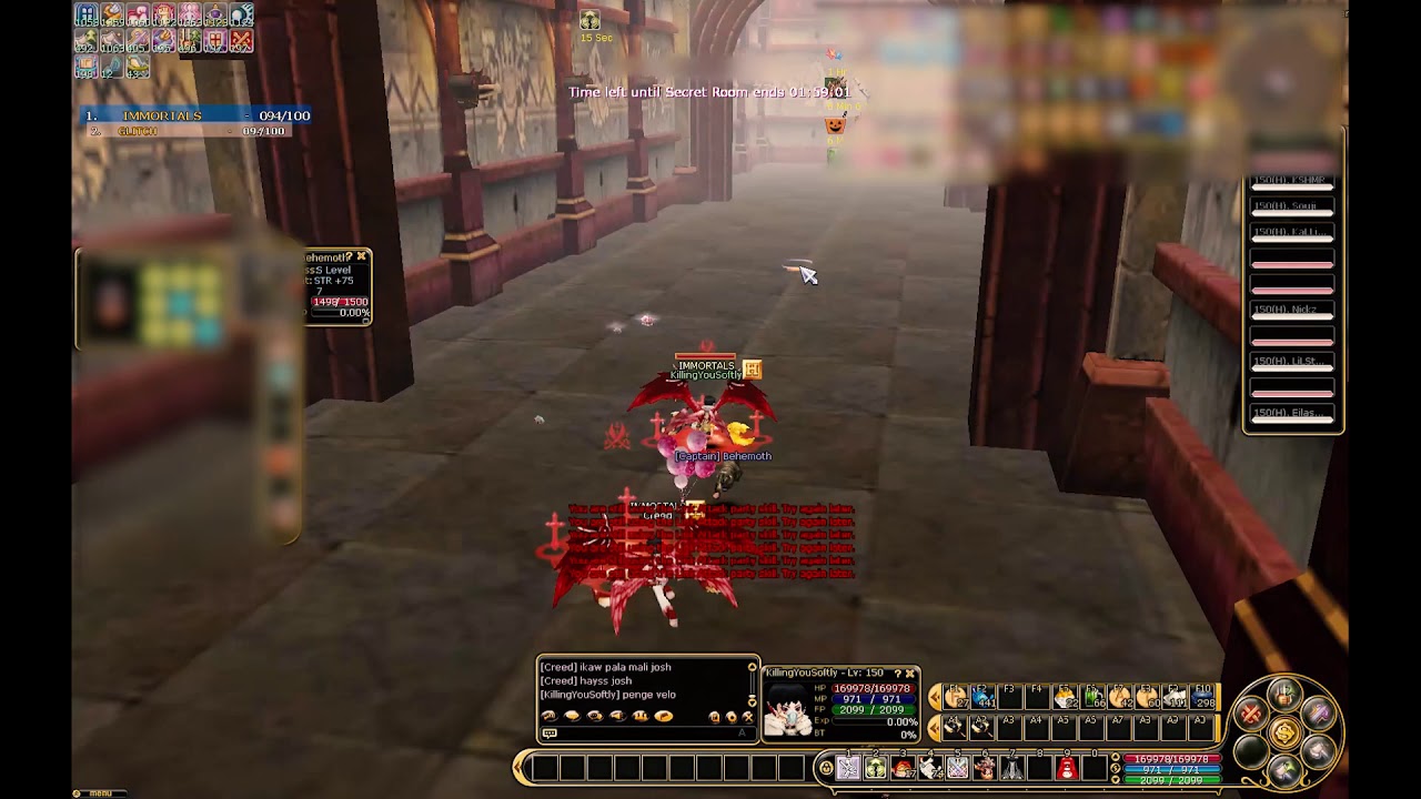 FLYFF PLAYPARK RHISIS TOWERSIEGE 12 27 2020 NEW REC 1MIN 14 SEC IMMORTALS