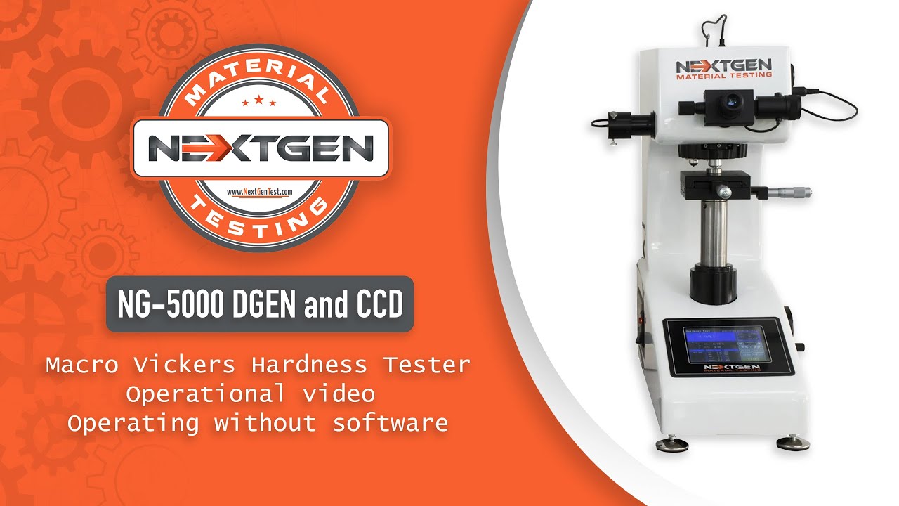 Operational Video for Macro Vickers Hardness Tester | NextGen Material ...