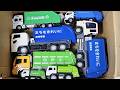 箱に集めたごみ収集車のミニカーをチェックしよう♪坂道を走る走行テスト！ Garbage Truck toy Cars Drive a steep hill!!
