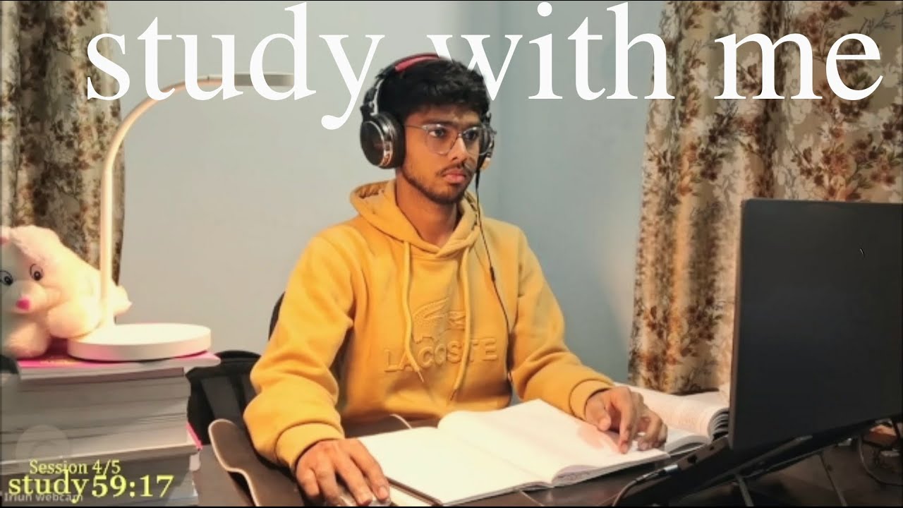 LIVE | 6 Hours study with me NO BREAKS📚⛈️ rain sounds