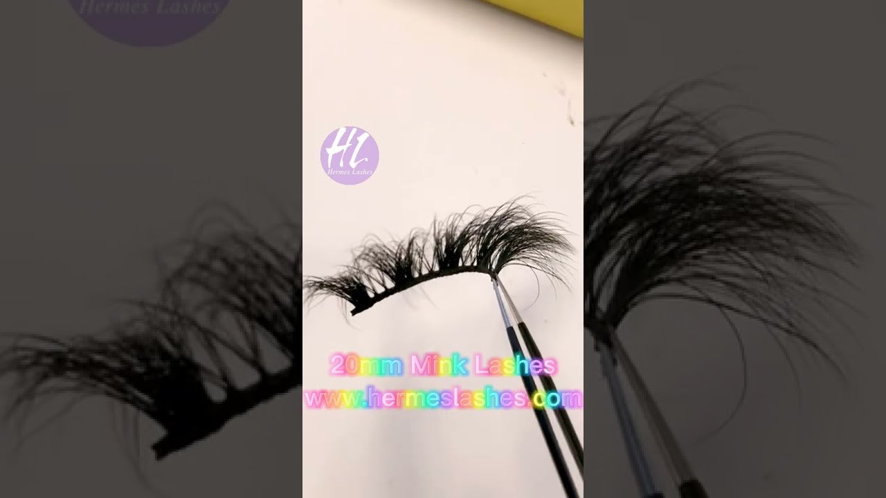high end 20mm mink lashes wholesale 100% Mink fur cheap bulk beautiful Flutter eyelashes suppliers
