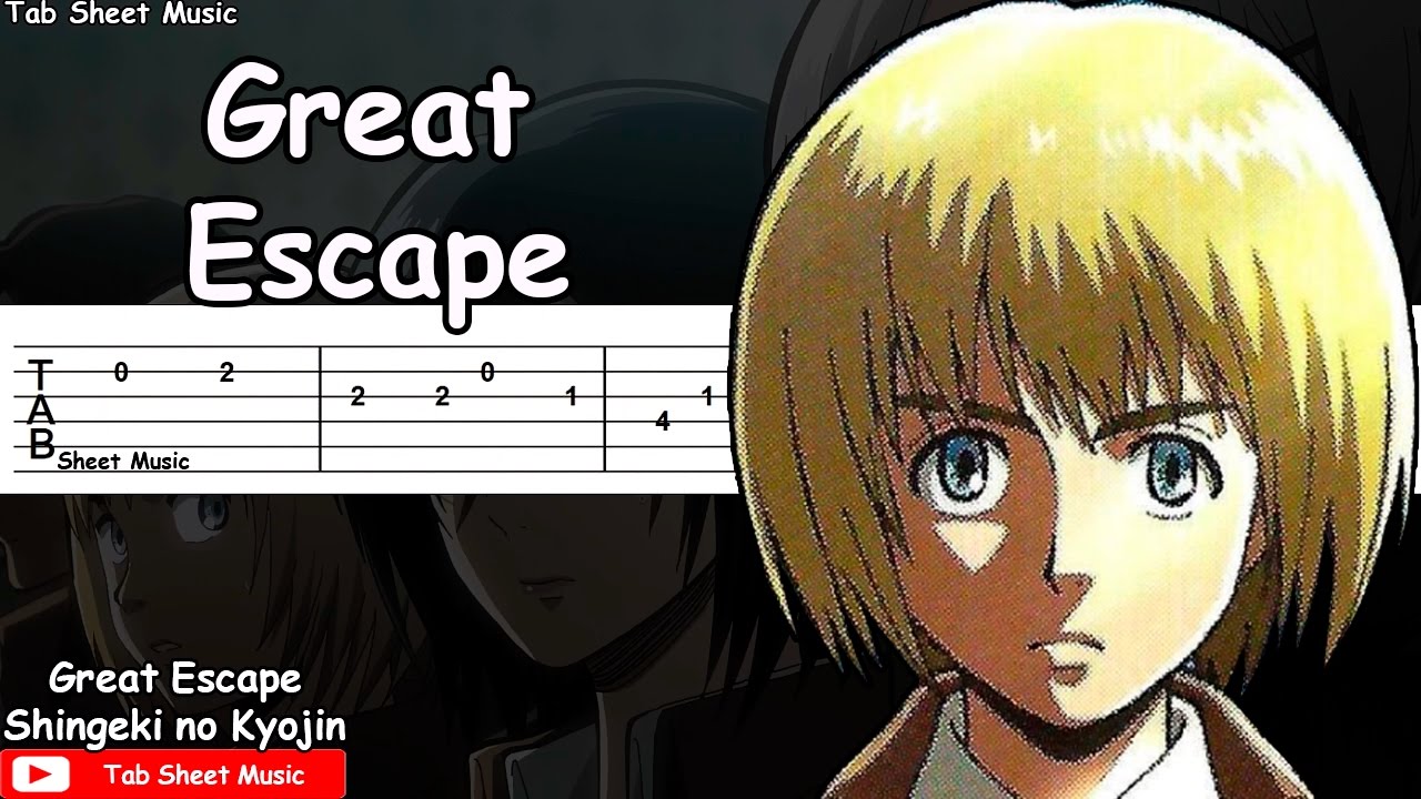 Shingeki no Kyojin ED 2 - Great Escape Guitar Tutorial