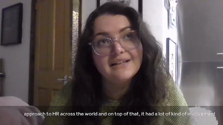 Rebecca Harrington MSc IHRM Class of 2020 discusse...