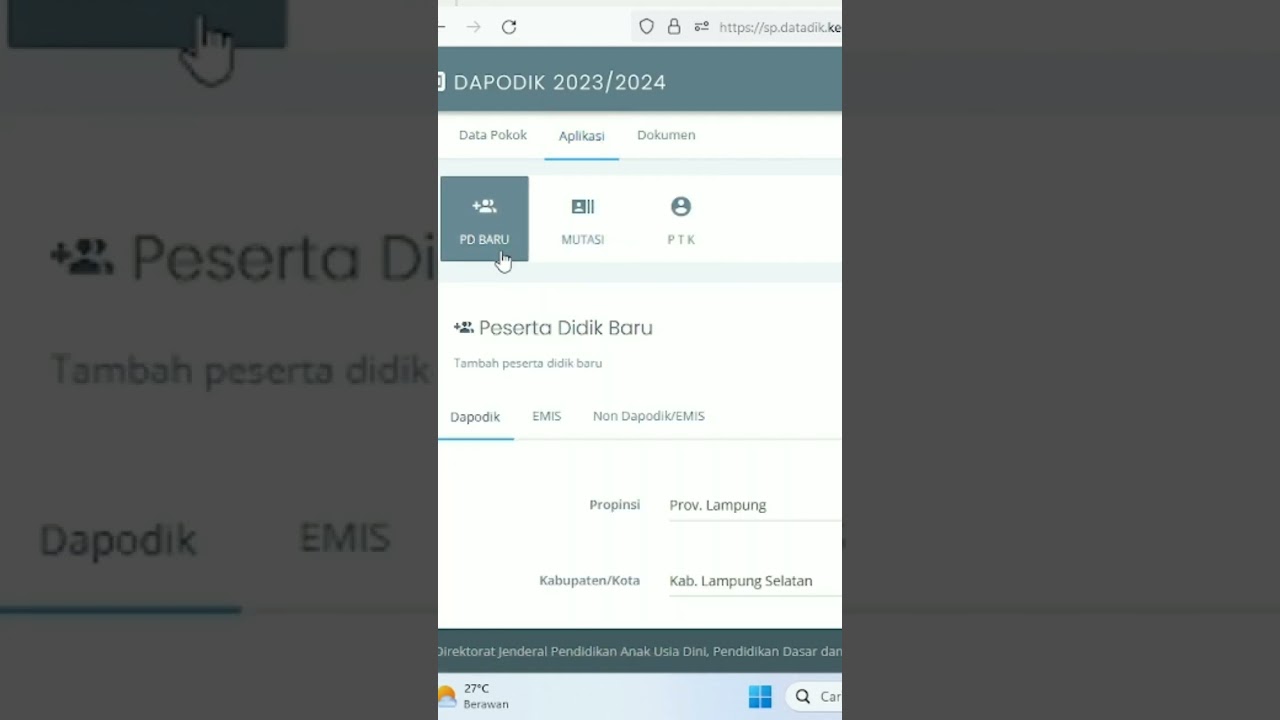 cara menambahkan siswa ke dapodik 