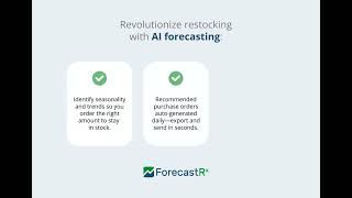 Best-In-Class Ecommerce Inventory Forecasting and Restocking Solution