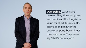 "Ownership" Leadership Principle Explained by Amazon CEO Andy Jassy