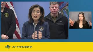 WATCH LIVE: New York Gov. Kathy Hochul updates on storm impact | NBC New York