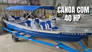 CANOA COMPLETA PARA 40 HP 